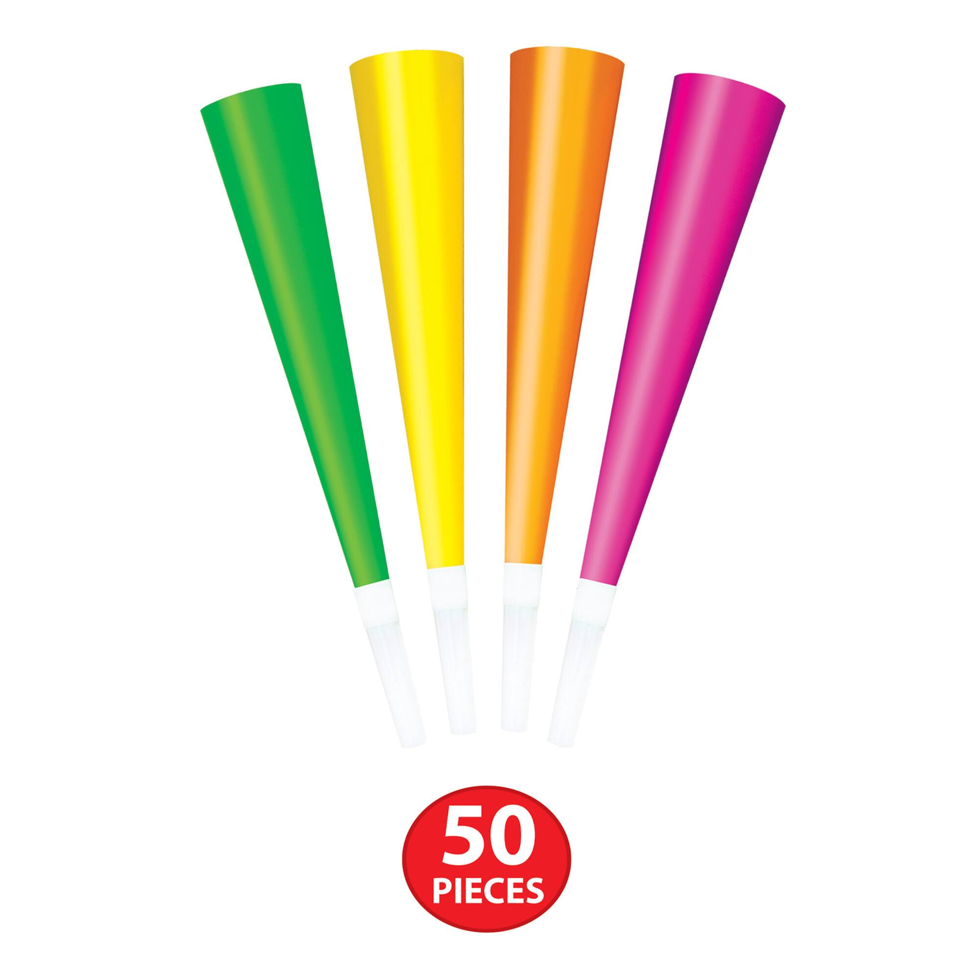 Beistle Neon New Year Swing Party Favor Kit for 50